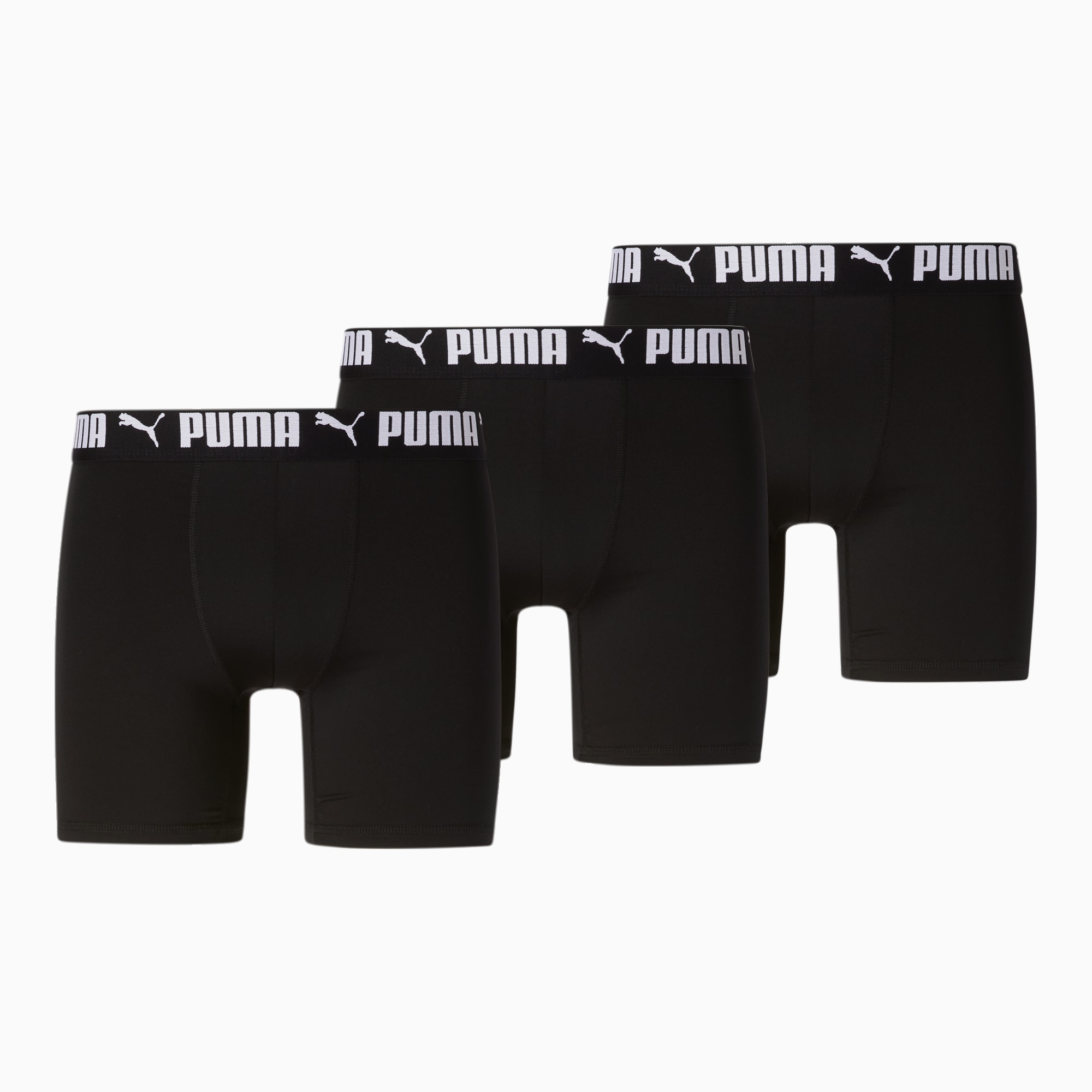 PUMA Men's Cotton Stretch Boxer Briefs Mens Moisture Wicking